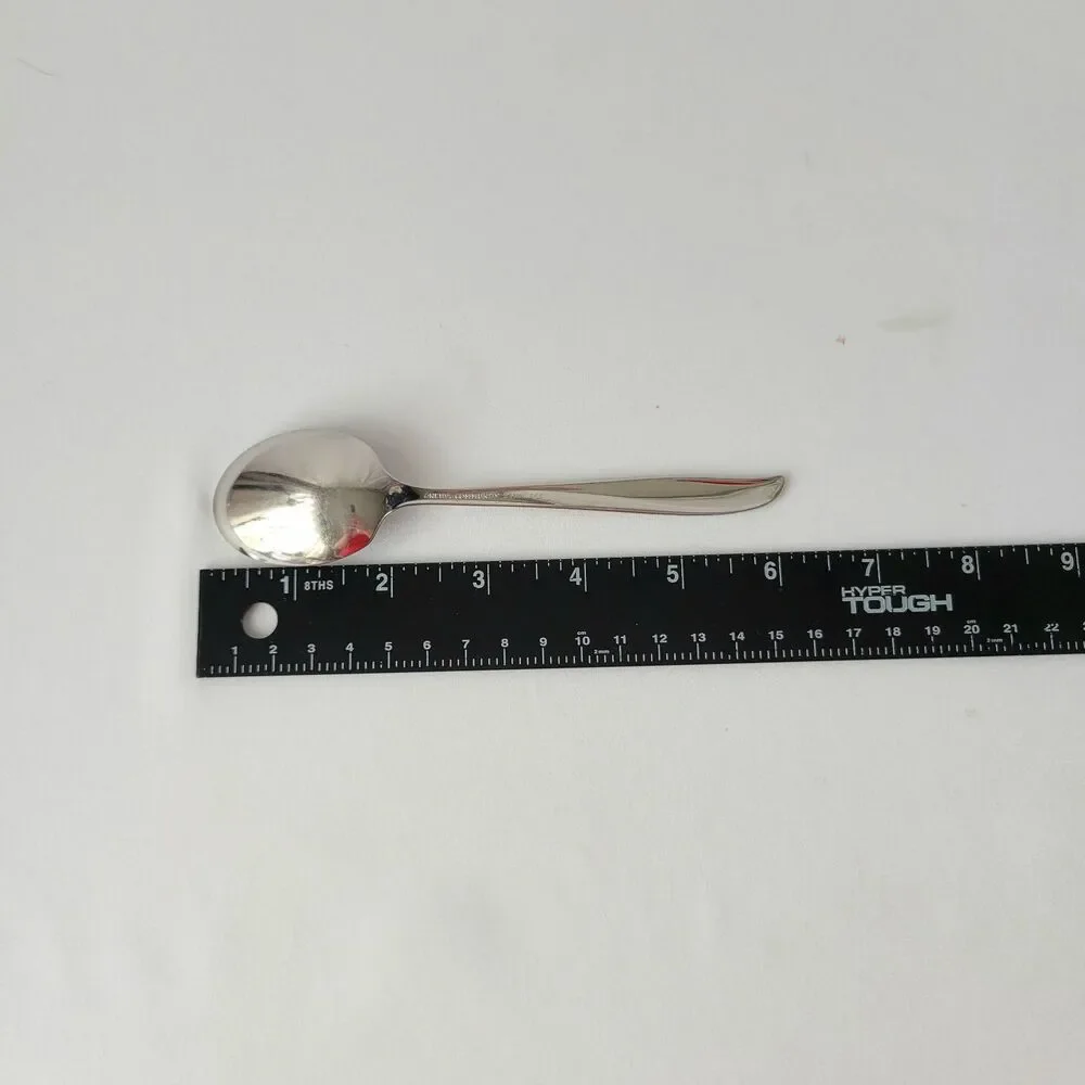 Vintage Oneida Twin Star Flatware Community Stainless Iced Tea Soup Spoon Atomic